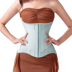 Yixinly Corset Minceur Femme Ventre Plat, Ceinture Gainante en Forme de U Ceinture Post Partum Corset Minceur Serre Taille Body Sculptant Femme Abdominale Serres-Taille Vert Menthe (M) (Yilix, neuf)