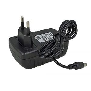 Alimentation Universelle, transformateur 12 V, Chargeur Mural avec Prise EU, Sortie Jack 5,5 x 2,1 mm, pour cam&eacute;ra CCTV, Bande LED, Disque Dur (12 W 12 V 1 A) (A2ZWORLD-FR, neuf)