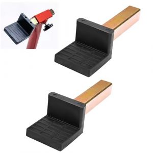 TOATELU Support de griffe de support de moto, support de griffe pour adaptateur oscillant, support de fourche pour support de montage, crochet de tr&eacute;pied pour levage de moto (tube carr&eacute;, L, 1 paire) (VENIZELOU-EC, neuf)