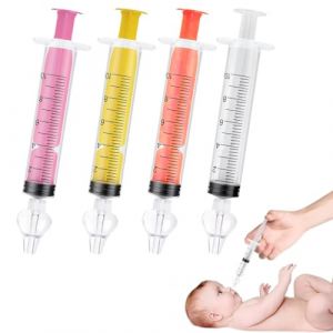 DOKRIN Mouche-b&eacute;b&eacute; Irrigateur nasal 4 pi&egrave;ces, irrigateur nasal, irrigateur nasal b&eacute;b&eacute; (lot de 4), irrigateur nasal b&eacute;b&eacute; manuel (IOANA BEST CLOTHES, neuf)