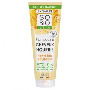 ETIC - Shampoing Nourrissant Karit&eacute; Bio | Onctueux et Hydratant | Cheveux secs &agrave; tr&egrave;s secs | Le tube de 250 mL | LOT DE 3 (ViveVers, neuf)