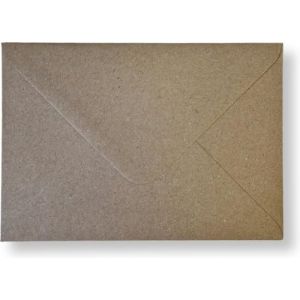 Cards & Crafts - Enveloppes B6 luxe - 110 g/m&sup2; - 175 x 125 mm - certifi&eacute;es 100% FSC- 12,5 x 17,5 cm - (Kraft Marron, 50) (Paper & Gifts, neuf)