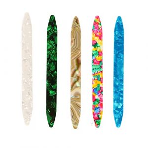 5Pcs Plectre Professional pour Oud avec Motif Imprimé Conception Médiators D'instrument de Musique pour la Performance Scolaire (Blurte, neuf)