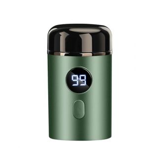 Tondeuse Intime Femme Homme Professionnelle,Rasoir Électrique Sans Irritation pour Partie Intime,Précise et Lavable - Idéal pour Voyage et Ét (Vert) (Wuzun, neuf)