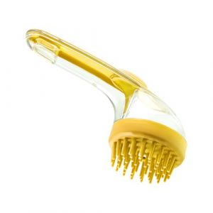 Brosse de massage pour chiens pendant le bain | Brosse de bain pour chat, massage animal de compagnie avec distributeur de savon pour maison piscine et chat (jingqiy, neuf)