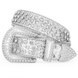 WERFORU Ceinture Strass pour Femme et Homme Ceinture Cowboy Western avec Clout&eacute; Pour Jeans et Pantalons (WERFORU FR Store, neuf)