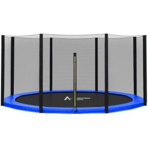 ULTRAPOWER SPORTS Coussin de Protection de Trampoline + Filet de Remplacement 244/305/366/397cm, Noir-244cm 6 Barres (XinQi_01, neuf)
