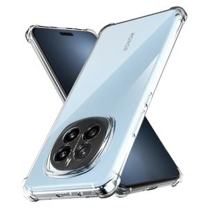 Anoowkoa Coque pour Honor Magic 7 Pro/Honor Magic7 Pro 5G Transparente Housse de Protection en Silicone Rigide Anti Choc &Eacute;tuisBumper avec Coins Renforc&eacute;s (funan, neuf)