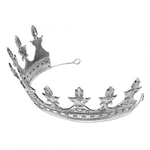 Gatuida Couronne Baroque Vintage Unisexe pour Costume M&eacute;di&eacute;val Accessoire Royal pour Mariage F&ecirc;te et Cosplay (Brandon Zou, neuf)