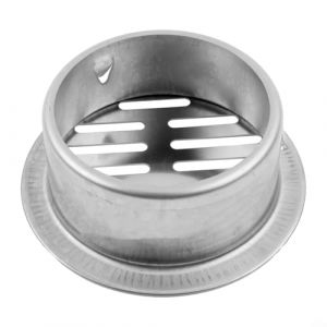 Yhenlovtt Grille de vidange de sol en acier inoxydable, design creux anti-blocage pour balcon, toit et jardin en PVC, insert rond pour tailles de 50 &agrave; 200 mm (tube de 110 mm) (Yanghaicheng, neuf)