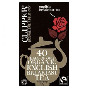 Clipper - Thé noir bio Assam et Ceylan - 40 sachets (The Marvellous Group, neuf)