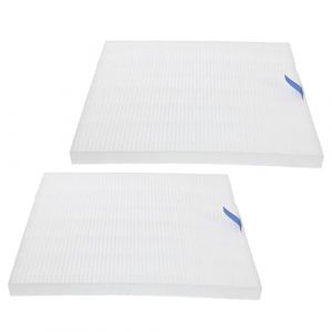 Beavorty Lot de 2 Filtres de Rechange Blanc 10 MM pour Aspirateur &agrave; Poussi&egrave;re d'Ongles Dc-100B, &Eacute;l&eacute;ment Filtrant Collecteur de Poussi&egrave;re pour Salon de Manucure, Compatible Extracteur (HUALINZ, neuf)