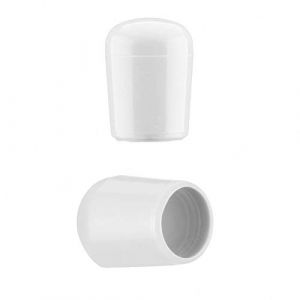 EMFA Embout Rond pour Tube 20 mm Blanc Lot de 25 Capuchon polyethylene Protection Tuyau Embout Pied Chaise Meubles Ronds (EMFA GmbH, neuf)
