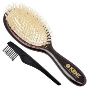 Kent - Classic Shine - Brosse à cheveux - Pneumatique à poils - Blanc - Petite taille (Retail Crew, neuf)