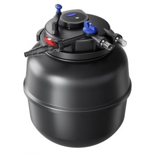 Wiltec CPF-50000 Filtre de Bassin à Pression avec stérilisation UV - 750 x 750 x 910 mm - 55 W/étang 100000 l Max. / réservoir 170 l - Nettoyage Facile - Filtration Eau à Grand débit (Wiltec Wildanger Technik GmbH, neuf)