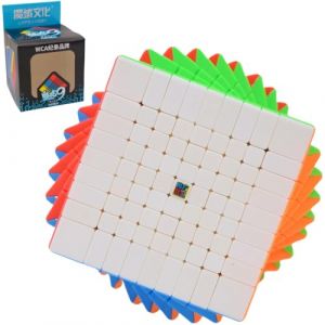 Bukefuno MoYu Meilong 9 x 9, Cube magique, Moyu Speed Puzzle Cube 9 x 9 sans autocollant Meilong 9 x 9 x 9 cm Cube magique pour salle de classe MF9 Jouet &eacute;ducatif (Bukefuno Cuber, neuf)