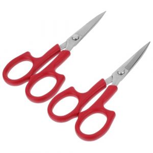 POPETPOP 2pi&egrave;ces Ciseaux Sourcil Lot Pour Coupe Cheveux Barbe Et Sourcils Ciseaux De Coiffure &agrave; Barbe Et Coupe Pr&eacute;cise (Riser Treasure, neuf)