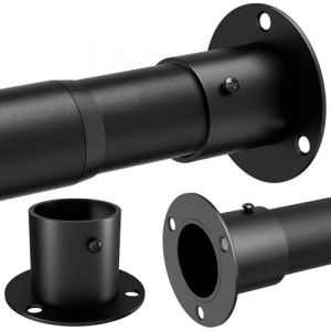 GDEVKHN Barre de penderie noire 70-270 cm (WXEUR, neuf)