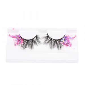 IWOWHERO Faux Cils Paillet&eacute;s Pour Femmes Extensions De Cils &agrave; Effet Fluorescent Maquillage Professionnel Pour Salons Et Soir&eacute;es Festives (Langeriy, neuf)