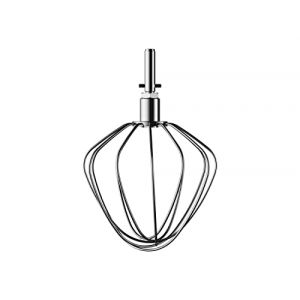 Kenwood Fouet en acier inoxydable KAT51.000SS - Accessoire pour robot de cuisine Kenwood - Fouet ballon compatible avec tous les robots de cuisine Chef - Passe au lave-vaisselle - Acier inoxydable - (SOS-Accessoire, neuf)