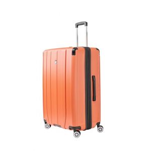 ALPINI Horizon 3.1, Valise Rigide Garantie 2 Ans, 100% ABS Triple Couche, Fermeture Ultra Protegee (Orange (Paprika), L Soute, 76 x 52 x 32 cm,109/126 L, 5kg) (JOJO ET ANDY, neuf)