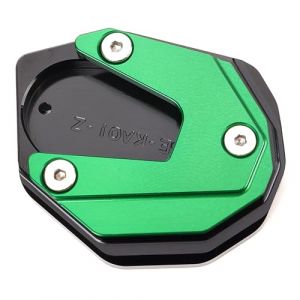 LLIDFONK Pour Kawasaki Z900 Z650 RS Z1000 SX Z800 Ninja 650 300 1000SX Ninja ZX6R ZX10R ER6F ER6N Accessoires de moto en aluminium B&eacute;quille lat&eacute;rale Support de b&eacute;quille de pied Support de support (LDF MOTO, neuf)