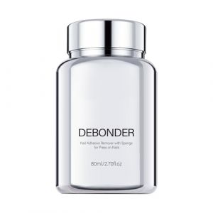 Dissolvant de colle à ongles – Dissolvant pratique pour faux ongles | Éponge à ongles, dissolvant de colle gel doux pour la peau, dissolvant de colle à ongles liquide, pour salon et ongles des doigts (shainm, neuf)