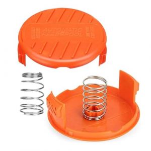 Senda Lot de 2 couvercles de bobine pour d&eacute;broussailleuse, embouts de bobine de rechange compatibles avec les d&eacute;broussailleuses Black+Decker GL280, GL301, GL425, GL430, GL545, GL555, ST1823, GL430-530 (Senda, neuf)
