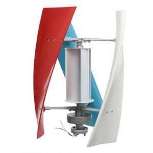 CIELOBLOEN Eolienne 220v Kit Complet - Générateur Éolien 3 Pales 100W/200W/300W - Éolienne Verticale Plug and Play 12V/24V pour Jardin, Marine et Autoconsommation,300W-12V (XIAOMING SHOPP, neuf)