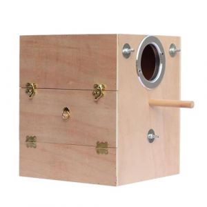 Boîte de reproduction du perroquet | Nid d'élevage d'oiseau de perruche | Cashatiel Bird Nest | House | Boîte d'élevage en bois | Boîtes d'élevage en bois pour les tourtereaux, le (anhemary, neuf)