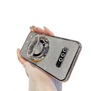 SIYOPINPFY Coque pour Samsung Galaxy S8, Paillettes Luxe Souple TPU Silicone Antichoc Anti-Rayures Housse, Protection d'appareil Photo &agrave; Housse avec Anneau pour Galaxy S8, Brillant Argent (SIYOPINPFY, neuf)