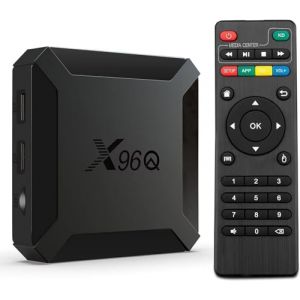 X96&lrm;&lrm;&lrm;&lrm;&lrm;&lrm;&lrm;&lrm;&lrm;&lrm;&lrm;&lrm;&lrm;&lrm;&lrm;&lrm;&lrm;&lrm;&lrm;&lrm;Q TV Box Lecteur Multim&eacute;dia de Diffusion, Boitier IPTV, Smart Android 10.0, 2GO RAM 16GO ROM, WiFi, avec Allwinner H313, Prend en Charge 4K HD avec chipset Quad-Core, H256 (France-TV, neuf)