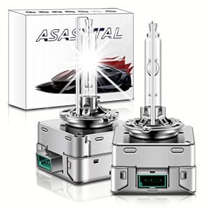 Asasytal D3S Ampoules X&eacute;non 35W 6000K Blanc de Diamant Phares &agrave; D&eacute;charge Haute Intensit&eacute; Brillants Ampoule de Rechange au X&eacute;non, pour la Mise &agrave; Niveau au X&eacute;non, Tout en Metal Phares De Voiture,1 Paire (FMT-US, neuf)