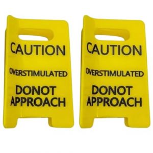 Unique Hair Clip with Fun Caution Sign Design for Friend Coworkers and Student Creative Buns Holder Caution Sign Hair Clip for Theme Event (TTL-fushi, neuf)