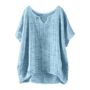 Votre Compte Commande Tee Shirt Femme Col Danseuse Chemisier Chic Tenue Aide Soignante Vetements Haut Rouge Et Elegant Manches 3/4 Tshirt Manche Longue Skims Robe Moderne Vêtement Sport Tunique (Uwdiohq, neuf)