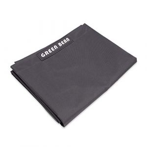 Green Bean© Square XL Housse de Pouf Géant 120x160 cm - PVC - Intérieur & Extérieur - Bean Bag Sans Remplissage - Lounge Chair - Lavable - Anthracite (let's build brands, neuf)