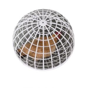 3 PCS Cage à Poules en Plastique Mobile en Forme de Boule, Cage à Poules d'extérieur en Forme de Boule pour l'élevage en liberté Cage à Poules Circulaire en Plastique, Type de boule à cage ronde enrou (hefeisulianbaihuodian, neuf)