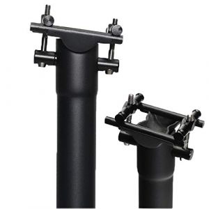 QIKU V&eacute;lo Tige de Selle Fibre de Carbone Tube de Selle pour v&eacute;lo de Route VTT 27,2/31.6 mm (27.2&times;400mm, UDMatt) (Riding a cool bike, neuf)