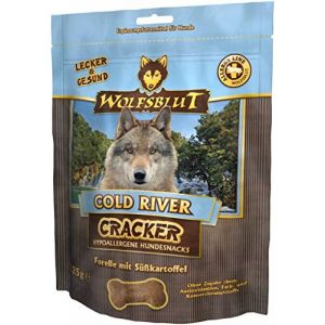 Wolfsblut 4 x 225 g Cracker Cold River avec poisson. (FeedMyAnimal, neuf)