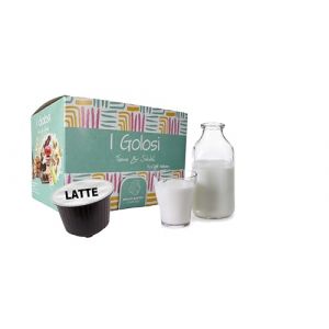 Caffè Vulcanus – Boissons instantanées en capsules, compatibles avec Nescafé Dolce Gusto (50 capsules, Lait) (Caffè Vulcanus, neuf)