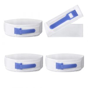 4pcs Ceinture Fixation pour Cathéter d'Urine en Nylon Antidérapant, 63x5cm Polyester Fixateur Sonde Urinaire pour Une Stabilisation Sécurisée du Tube et un Port Confortable (moncion, neuf)