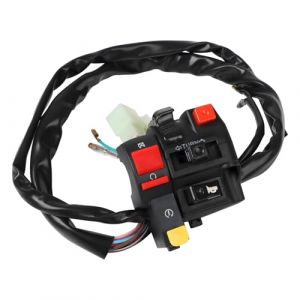 ATV Moto Interrupteur de guidon pour klaxon Bouton de clignotant Moteur Start Kill Interrupteur de phares Montage Compatible avec 150cc 200cc 250cc 300cc ATV Quad 4 Wheeler (Opslea  INC, neuf)
