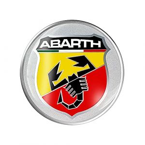 Abarth Autocollant 3D Bouclier, 50 mm (Motorstile, neuf)