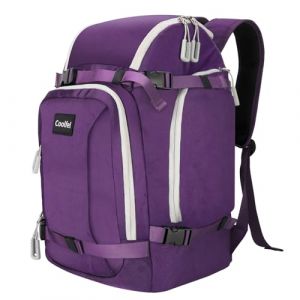 Coolfel Sac &agrave; Dos pour Chaussures de Ski, 50L Sac &agrave; Dos de Voyage pour Ski avec Compartiment pour Casque, pour Snowboard, Patins ou Rollers, Sports d'hiver (HEBOKJ, neuf)