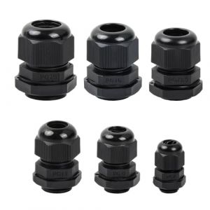 Anseom Presse-étoupes IP68 Etanche 57pcs Réglable Presse-étoupe, Connecteurs de Câble Glandes, Nylon Presse-Étoupes Étanches, Contre-écrou Presseétoupe PG7/9/11 /13,5/16 /19 pour Câbles de 3-15mm (ansecom, neuf)