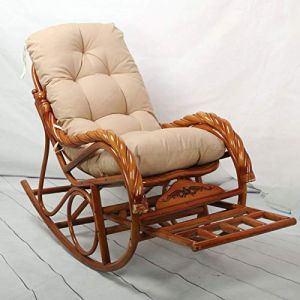 Coussin de Chaise Inclinable &agrave; Dossier Haut Pliable, Coussin Chaise Fauteuil de Relax de Jardin Terrasse, Amovible Lavable, 3D Coussin de Forme Rectangulaire pour Maison, Jardin,#3,55x140x10cm (Guangzhoukunyishangmaoyouxiangongsi, neuf)