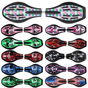 FunTomia Waveboard Roulements ABEC9 avec sac (différents designs) (Violet/Turquoise) (S+S Sportartikel GmbH, neuf)