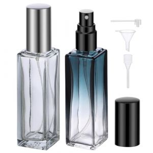 Segbeauty Flacon Parfum Vide, 2 Pi&egrave;ces 20ml Vaporisateur de Sac Rechargeable, Vaporisateur Verre pour Parfum, Huile Essentielle (Seg-Beauty, neuf)