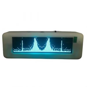 Feegow Analyseur de spectre audio, indicateur de niveau audio, VU m&egrave;tre, &eacute;cran LED de 3,1" avec 8 effets, plage de fr&eacute;quences 20 Hz &agrave; 20 kHz (bleu) (Florestoria, neuf)