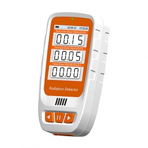 CHNADKS Compteur Geiger Détecteur de Rayonnement avec écran LCD, Mini Moniteur Dosimètre Radiographie Bêta Gamma, Moniteur de Rayonnement Nucléaire Rechargeable (CHNADKS, neuf)